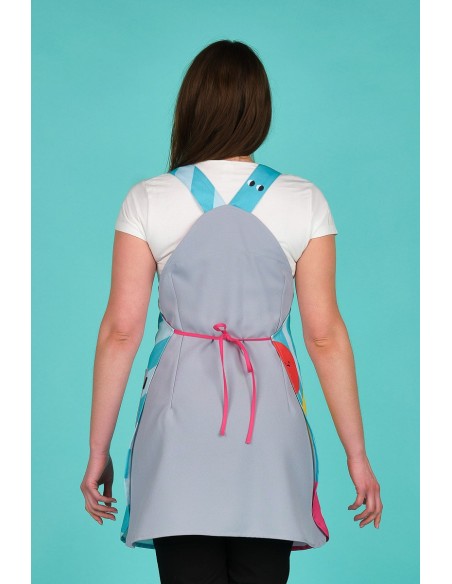 Estola de maestra Geométricos gris de lacla