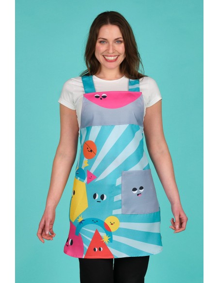 Estola de maestra Geométricos gris de lacla