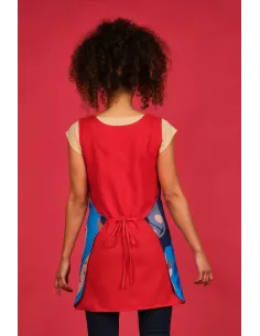 Estola para maestra animales rojo de lacla 2