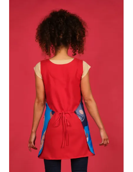 Estola para maestra animales rojo de lacla Estola para maestra animales rojo de lacla