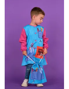 Bata infantil botones personajes lacla