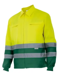 Cazadora bicolor alta visibilidad Velilla 153 2