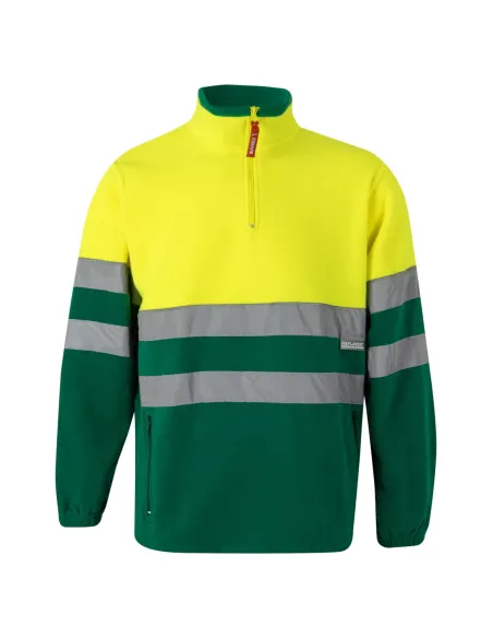 Forro polar bicolor alta visibilidad Velilla 182