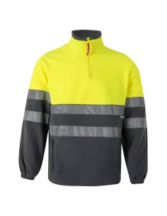 Forro polar bicolor alta visibilidad Velilla 182