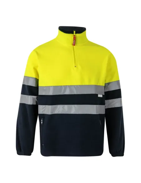 Forro polar bicolor alta visibilidad Velilla 182
