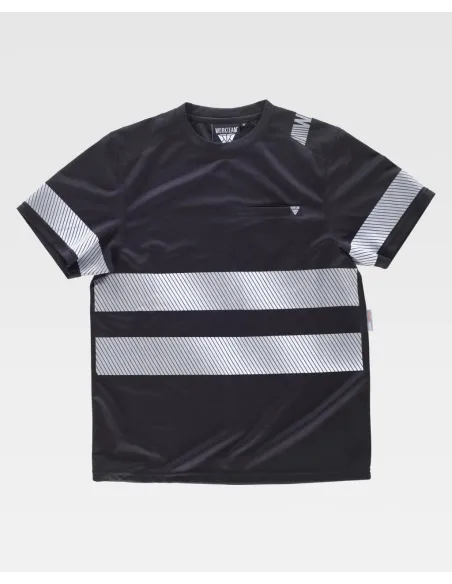 Camiseta de alta visibilidad negra