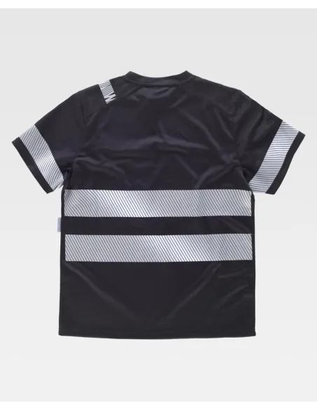 Camiseta de alta visibilidad negra
