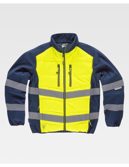 Chaqueta Workshell fluor S9605