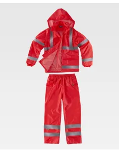 Traje impermeable y de alta visibilidad S2015