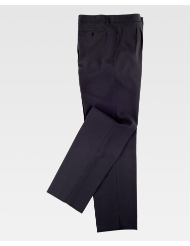 Pantalón de vestir de hombre B9014 de workteam