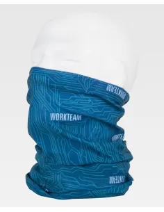 Braga de workteam azul estampado