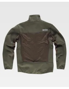Chaqueta combinada de color verde caza 2