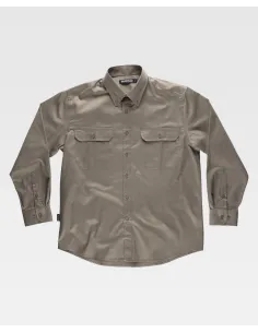 Camisa básica de Workteam de cuello abotonado