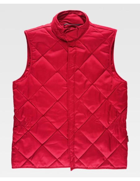 Chaleco básico de rombos Workteam B3011