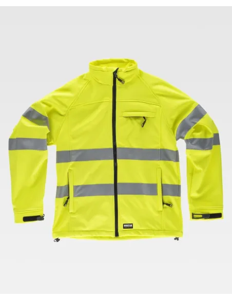Chaqueta Workshell de alta visibilidad