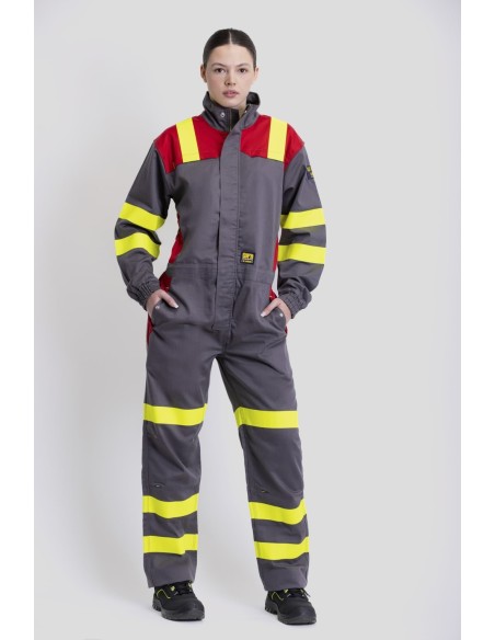 Buzo combinado antiestático para soldadura