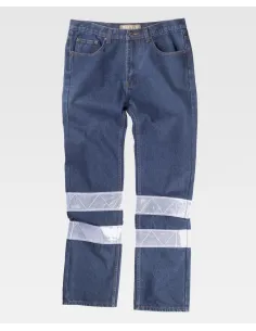 Pantalón vaquero de Workteam con reflectantes