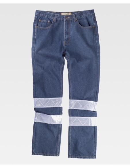 Pantalón vaquero de Workteam con reflectantes