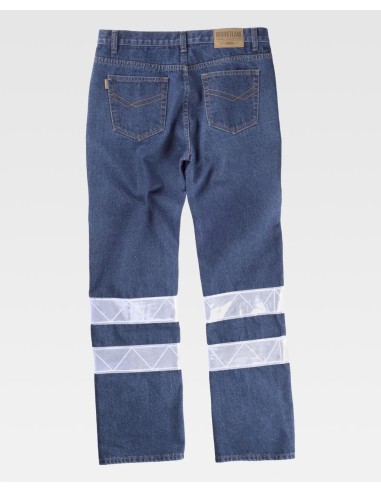 Pantalón vaquero de Workteam con reflectantes
