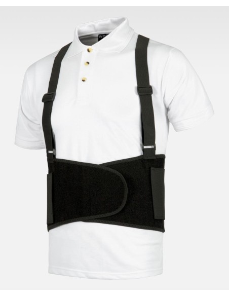 Faja lumbar elástica de Workteam WFA302