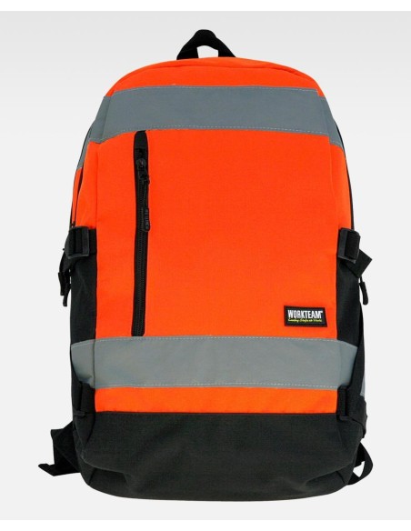 Mochila con cintas reflectantes