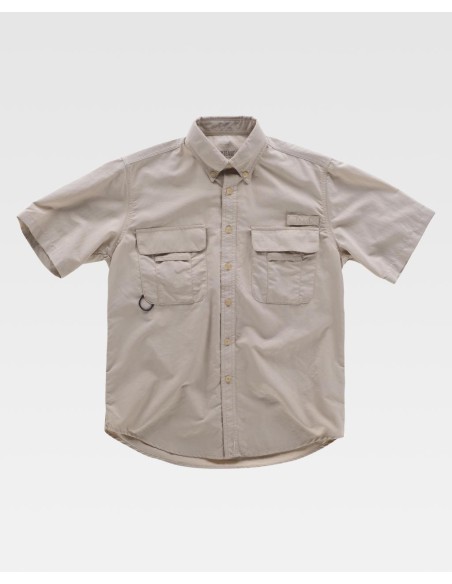 Camisa safarí de manga corta