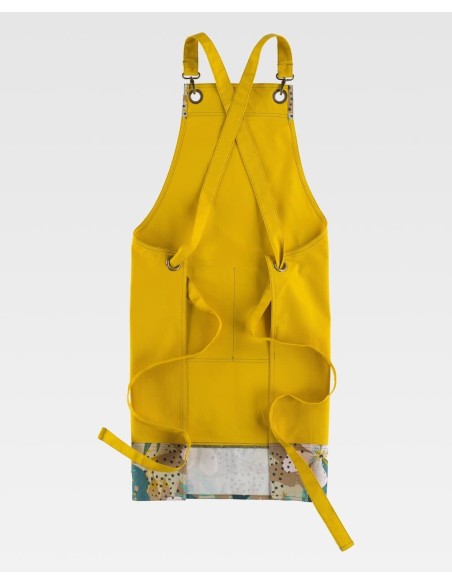 Delantal con bolsillo estampado de Workteam M758