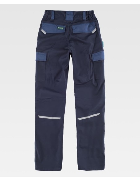 Pantalón elástico combinado de Workteam