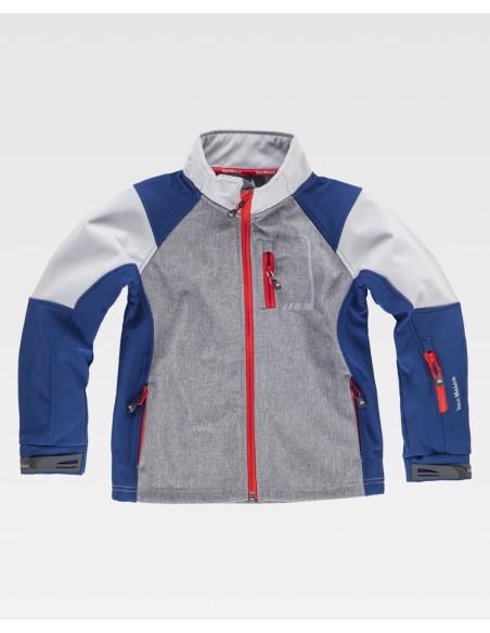 Chaqueta infantil tricolor de Workteam