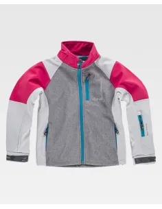 Chaqueta infantil tricolor de Workteam 2