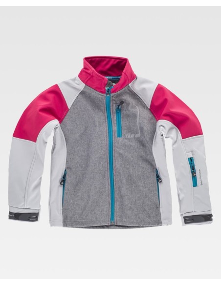 Chaqueta infantil tricolor de Workteam