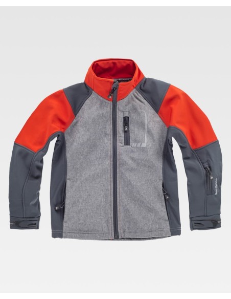 Chaqueta infantil tricolor de Workteam