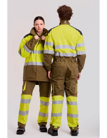 Parka ignifuga, impermeable y antiestatica de Workteam