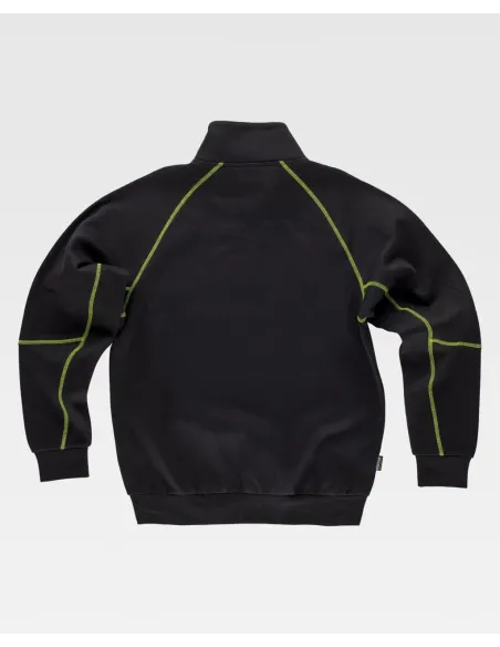 Sudadera con costuras combinadas de Workteam