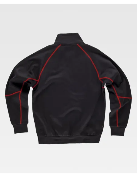 Sudadera con costuras combinadas de Workteam