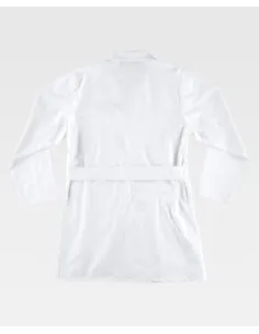 Bata unisex de cuello con solapa de Workteam 2