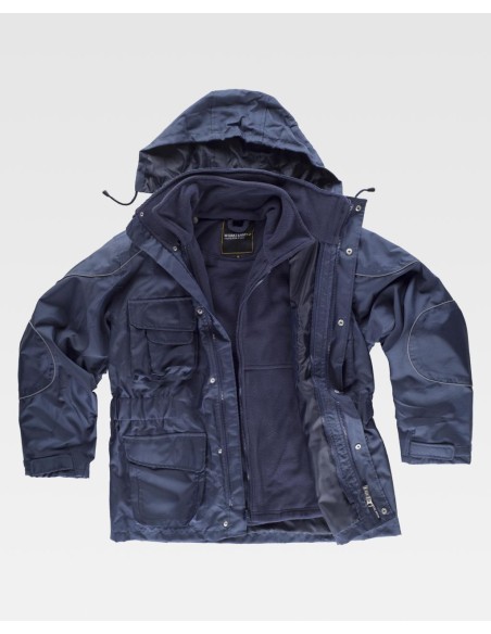 Parka con forro interior desmontable Workteam S1130