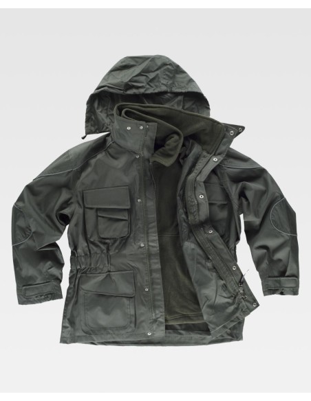 Parka con forro interior desmontable Workteam S1130