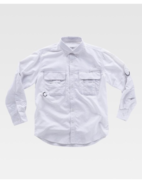 Camisa safarí rejilla interior de Workteam B8500