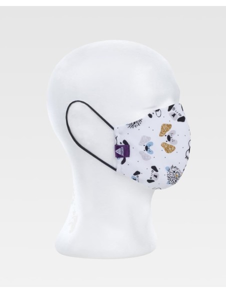 Mascarilla reutilizable con estampado MSK850