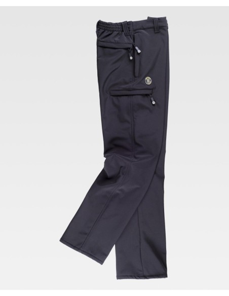 Pantalón multibolsillos negro Workteam S9800