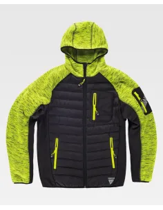 Chaqueta deportiva punto acolchada Workteam S9475