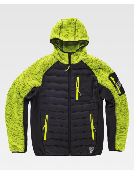 Chaqueta deportiva punto acolchada Workteam S9475