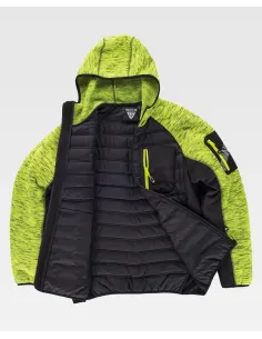 Chaqueta deportiva punto acolchada Workteam S9475 2