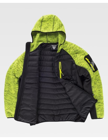 Chaqueta deportiva punto acolchada Workteam S9475