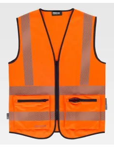 Chaleco de alta visibilidad con cintas reflectantes Workteam C3605 2
