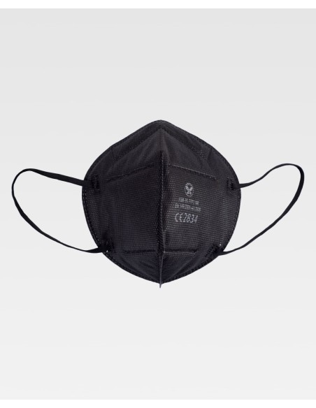Mascarilla FFP2 5 capas de Workteam (50 Unds) Negra