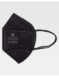 Mascarilla FFP2 5 capas de Workteam (50 Unds) Negra 2