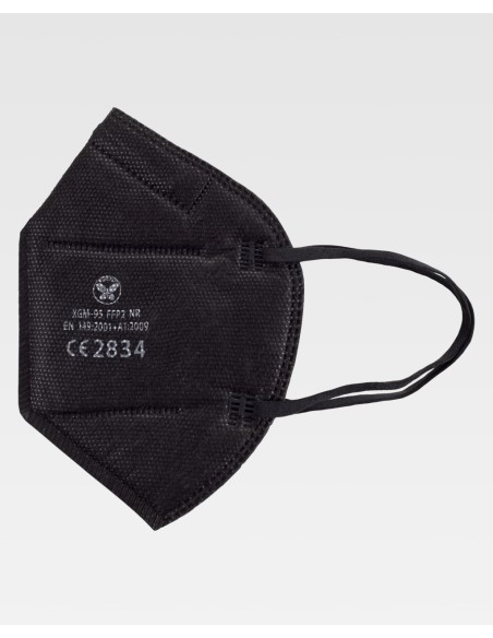Mascarilla FFP2 5 capas de Workteam (50 Unds) Negra