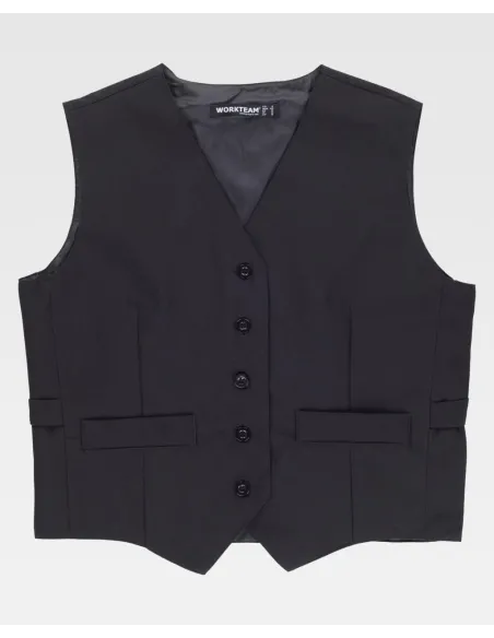 Chaleco entallado para señora de Workteam B9030 Chaleco entallado para señora de Workteam B9030
